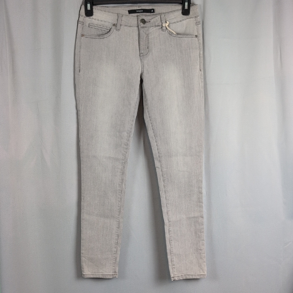 Harper Ulyra Skinny Jeans in Light Gray New 28